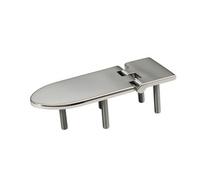 Baoblaze Charnière en Acier Inoxydable 316 Marine avec Joint Pliable Multi Segment pour Porte Bateau et Quincaillerie Extérieure Robustes, 126 65 Mm