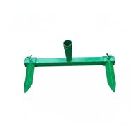Baoblaze Charrue à Sillons Réglable Ouvre-sillons Manuel Cultivateur Sarcleur Butteur Outil Pratique à Dents Multiples pour Sillons Réguliers Semis et, 2 Dents, Vert