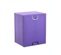 Baoblaze Children Music Seat Tabouret Cube Enfant Siège Rangement Banc Empilable avec Poignée en Plastique Mousse PP Léger et Robuste Adapté aux Écoles, Violet