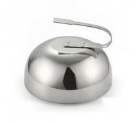 Baoblaze Cloche de Cuisine Acier Inoxydable Couvercle Dôme Couvre-Assiette Finition Polie Miroir Retient la Chaleur et l'Humidité pour Cuisson Homogène Adaptée, Argenté, 30cm