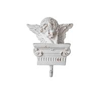 Baoblaze Crochet Muraux Ange Patère Porte-manteau Porte-clés en Résine Sculptée Vintage avec Relief et Finition Vieillie Convient à Entrée Chambre Couloir Décoration Murale Cadeau, Mbk003