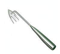 Baoblaze Désherbeur Manuel Outil Jardin Tête à Quatre Dents Fourche Râteau Polyvalent Déracinage Creuser et Ameublir Acier Manganèse Manche Confort Adapté aux, color to 4