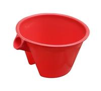Baoblaze Écope Bec Verseur Pratique | Cotruction Monobloc Robuste, Lche à Long Manche, En Plastique, Usteile, pr Ferme, Agriculteurs, Rouge, L