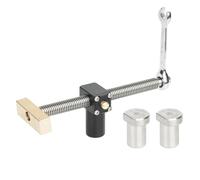 Baoblaze Étau de Table de Bureau Établi Pince Serrage Étau Presse Serre-joint Structure Métal Robuste avec Composants Laiton Serrage Contrôlé par Cliquet