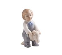 Baoblaze Figurine En Porcelaine Créative Modèle | Finition Émaillée, Personnage Miniature Peint, Style Dessin Animé, Décoration, pr Étagère, Bureau, lon, Style B