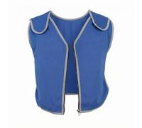 Baoblaze Gilet Rafraîchissant Zippé sans Manches Veste Refroidissante Gilet de Refroidissement Gilet Thermorégulateur Textile Lisse Agréable au des Vêtements