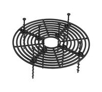 Baoblaze Grille de Protection Terreau Couverture Pot Plantes Fleurs Découpable Universelle Préserve Humidité Aération Installation Simple Adaptée Plantes, Noir 19cm