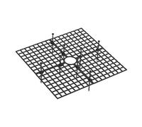 Baoblaze Grille de Protection Terreau Couverture Pot Plantes Fleurs Découpable Universelle Préserve Humidité Aération Installation Simple Adaptée Plantes, Carré Noir 30cm