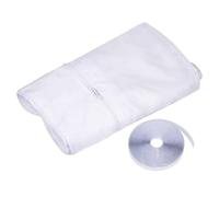Baoblaze Joint de Fenêtre pour Climatisation Mobile Obturateur Housse Manchon d'Évacuation Matière Polyester avec Zip et Bande d'Étanchéité Incluse Montage Simple Adapté aux Locataires Propriétaires