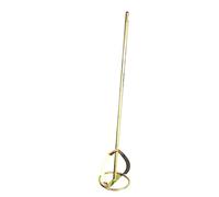 Baoblaze Mélangeur Béton Tige Mélangeuse Peinture Pagaie Mélangeuse Accessoire Nettoyage Facile Utilisable pour Perceuse Construction Atelier, Round Handle B