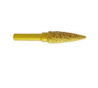 Baoblaze Meule de Polissage Tête de Meulage pour Perceuse Mandrin Diamanté Robuste Résistant Aux Chocs pour Sculpture Métal Travaux Bricolage Réparation Maison, 10mm