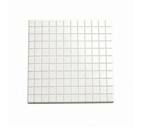 Baoblaze Mini Sticker Carreau Miniature Mosaïque Autocollant Dos Lisse Grille Élevée Look Carrelé Application Directe Convient à Maison de Poupée Décor Maison Atelier de Modélisme