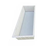 Baoblaze Moule Bordure Routière Gabarit de Bordure Coffrage de Moule de Chaussée Plastique Robuste Renfort Épaissi Stabilité Accrue Démoulage Aisé