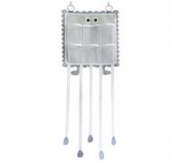Baoblaze Organisateur Cheveux Enfant Range-barrettes Rubans Poches Mailles Rangement Accessoires Matériau Feutrine Convient Chambre d'Enfant Dortoir Dressing, Gray