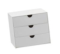 Baoblaze Organisateur de Tiroir Boîte de Rangement Séparateur Compartiment Tiroir Utilisation Polyvalente Rangement Cosmétique Fournitures Convient pour Bureau, Grand