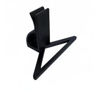 Baoblaze Paint Drip Clip Clip Peinture Pince Support Bord Grattoir Accessoire Seau Fonction Anti Goutte Racleur en Plastique Adapté aux Peintres Travaux de Retouche Décoration Intérieure, Noir