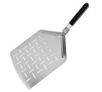 Baoblaze Pelle à Pizza Perforée Pagaie Spatule Tamis Surface Biseautée à Bords Arrondis Plus Contrôle Acier Inoxydable Résistant à l'Usure Adaptée aux Pizzas, style to 2