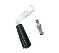 Baoblaze Pièces de Poignée de Porte de Cheminée, Poignées de Porte de Four Faciles à Installer et Résistantes à la Chaleur, Accessoire Ménager, Poignée de porte de poêle Poignée