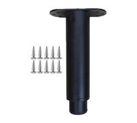 Baoblaze Pied de Lit Ajustable Support Central Extension Réhausseur Meuble Fonction Élément Acier Convient Aux Cadres de Lit Tables Armoires Canapés Stockage I, acier laminé à froid20cm