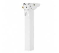 Baoblaze Pied de Table Pliant Support Stand Jambe Pliable Support de Table Repliable Équerre avec Charnière 90 De Mécanisme de Blocage Plaque de Montage à, 20 Cm, Blanc