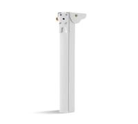 Baoblaze Pied de Table Pliant Support Stand Jambe Pliable Support de Table Repliable Équerre avec Charnière 90 De Mécanisme de Blocage Plaque de Montage à, 70 Cm, Blanc