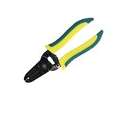 Baoblaze Pince à Dénuder Fils Outil de Dénudage Pince à Sertir Pince Coupante en Acier Alliage avec Trous Crantés et Contrôle Fluide Adaptée au Bricolage Atelier Maintenance Domestique