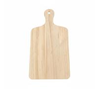 Baoblaze Planche à Découper de Cuisine en Bois de Sapin avec Poignée Creusée pour Trancher Servir Bricoler et Décoration Adaptée à la Cuisine Réception Maison, N°1 54G
