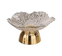 Baoblaze Porte-plat de bol piédestal décor pratique créatif créatif élégant aliment de rangement de collation de rangement pour salle à manger, Blanc