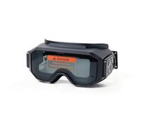 Baoblaze Protection Oculaire Soudure Lunettes Masque Visière Auto-obscurcissante Lentille à Assombrissement Automatique Coque Anti-débris Sangle Ajustable