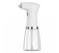 Baoblaze Pulvérisateur d'Huile Électrique Bouteille Spray Distributeur Verser Fine Brume Uniforme Verre Portatif Contrôle Rapide Assaisonnement Adapté à la Cuisine Plancha Pique-nique, Blanc