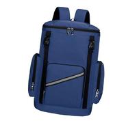 Baoblaze Sac à Dos de Nettoyage Grande Capacité avec Multiples Poches Tissu Oxford Imperméable Bretelles Réglables et Bandes Réfléchissantes pour Rangement Org, Bleu Foncé