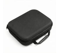 Baoblaze Sac de Rangement Perceuse Étui Outil Trousse Organiseur Valise Tissu Oxford Robuste et Doublure Rembourrée pour Instruments Délicats Poignée de, Noir, Sac Carré À Bord Noir 170g