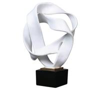 Baoblaze Sculpture Abstraite Piédestal Rectangul Ajré Statute Décorative Moderne Raffiné Statue Décoration Intérieure pr lon, Bureau, Coole, Style B