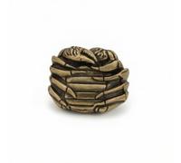 Baoblaze Sculpture Crabe en Cuivre Figurine Crabe Décorative Statuette Crustacé Métal Pièce de Collection Marine Finition Ancienne Artisanat Détaillé Adapté au, Nouveau Style Chinois, Crabe Femelle