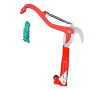 Baoblaze Sécateur Tête Coupe Branche Pulley pour Élagage Hauteur Système de Poulie Économe En Énergie Compatible Manche Télescopique Convient à Jardinage, Taille L