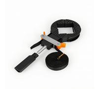 Baoblaze Serre-joint d'Angle pour Cadre Outil d'Assemblage Pince de Cadre Pince de Bande avec Poignée Ergonomique et Vis Longue Positionnement Stable des, 4 Mètres