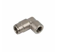 Baoblaze Spray Nozzle Arrivée Filetée 1/8 Buse de Brumisation Haute Pression Embout d'Arrosage Laiton avec Acier 316 Résistant à la Anti-obstruction avec, Coude Femelle 1/8