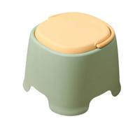 Baoblaze Tabouret Nordique Tabouret Enfant Tabouret Empilable Tabouret Portable Repose-Pieds en Matière PP avec Poignée Ergonomique Design et Gain de Place, Bas 19.5cm H X 26cm L X 23.5cm P, Vert