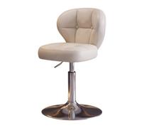 Baoblaze Tabouret Réglable en Hauteur Ergonomique, Blanc | Rembourré, Stable, Chaise Comptoir, pour Cuisine
