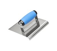 Baoblaze Taloche D'Angle Inox pour Béton Outil Application Enduit Façadier Maçon Acier Robuste Adaptée à La Finition Angles Murs Travaux de Rénovation, R13.5 Mm