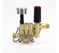 Baoblaze Tête de Pompe Nettoyeur Haute Pression Pompe à eau Module Universel Réglage Précis Bouton Ajustable Micro-interrupteur, Tête De Pompe Régulatrice De Pression Dorée Avec Manomètre 74mm