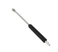 Baoblaze Tige d'Extension Lance Rallonge Jet Pression Acier INOX Poignée Striée pour Maintien Sûr Fixation Rapide 1/4 aux Deux, Tige D Extension Droite Rapide De 40 Cm en Acier Inoxydable Noir