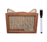 Baoblaze Tirelire En Bois Boîte à Monnaie Coffret de Stockage à Économies avec Compteur Boîte à Billet Fonction Objectif D'Épargne Adaptée Aux Enfants Adultes, 3000 euros