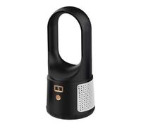Baoblaze Ventilateur de Hélice Ventilateur de Table Ventilateur de Refroidissement Ventilateur d'Appoint avec Affichage LED et Bouton de Contrôle Flux d'air, Noir, 35 15CM