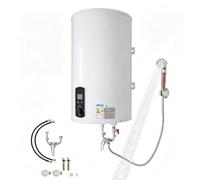BAOCHADA Chauffe-eau d'eau chaude 30 L/50 L/60 L/70 L, économie d'énergie 2000 W, montage mural vertical, avec affichage de la température LED, pour salle de bain, salons de coiffure, Smart Boiler (70