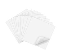 BAOFALI Lot de 10 feuilles de ruban adhésif double face transparent pour scrapbooking, loisirs créatifs, décoration d'intérieur, autres projets d'artisanat (15,2 x 15,2 cm)