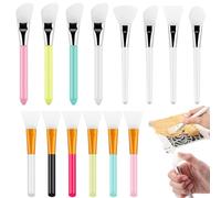 BAOFALI Lot de 14 pinceaux en silicone pour travaux manuels - Spatule pour supports mixtes - Pinceaux réutilisables en résine époxy - Outil d'épandage pour peinture à faire soi-même - Pour mélanger et