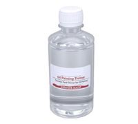 BAOFUYA Diluant de Couleur à l'huile Diluant pour Peinture à l'huile Solvant Minérale 250 Ml, Lavable à 'eau Inodore Espace réservé à Faible Odeur pour Vernis à Peinture à 'huile Fournitures de