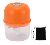 BAOFUYA Hachoir à Ail électrique, Hachoir à Ail Portable de 260 Ml, Mini Broyeur d'aliments pour Oignon, Gingembre, Chili, Viande, Nourriture pour bébé, Conception Détachable, Outil de Préparation