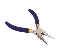 BAOFUYA Pince à Plier en 6 étapes, Pince à Cintrer en Acier au Carbone | Poignée Antidérapante Ergonomique, Taille Compacte et Portable, Structure à Double Ressort pour une Utilisation Facile,
